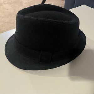 Angela & William Black Fedora Hat